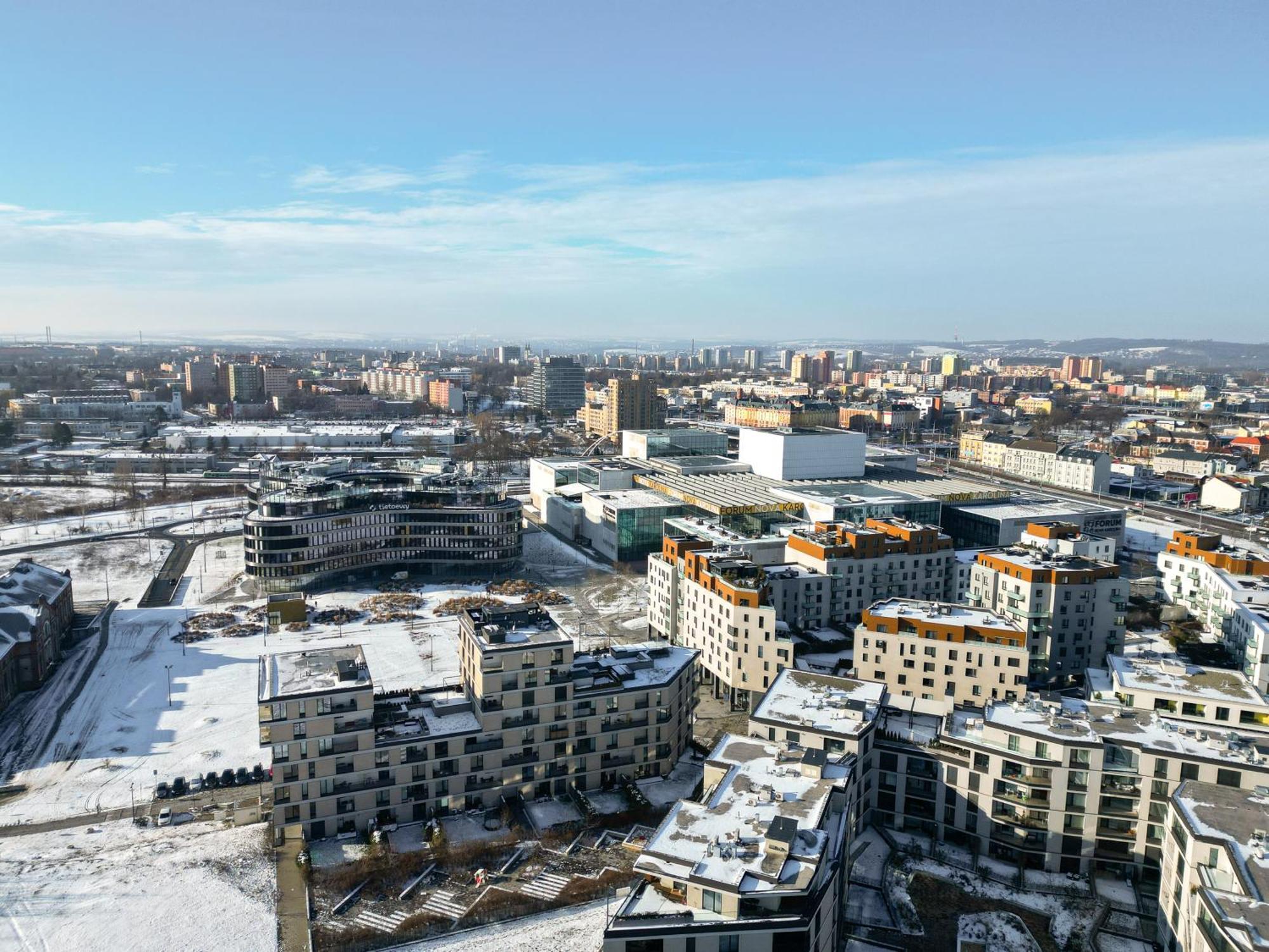 Bnb New Beautiful Apartment In The Center Of Ostrava With Option Garage Parking 외부 사진