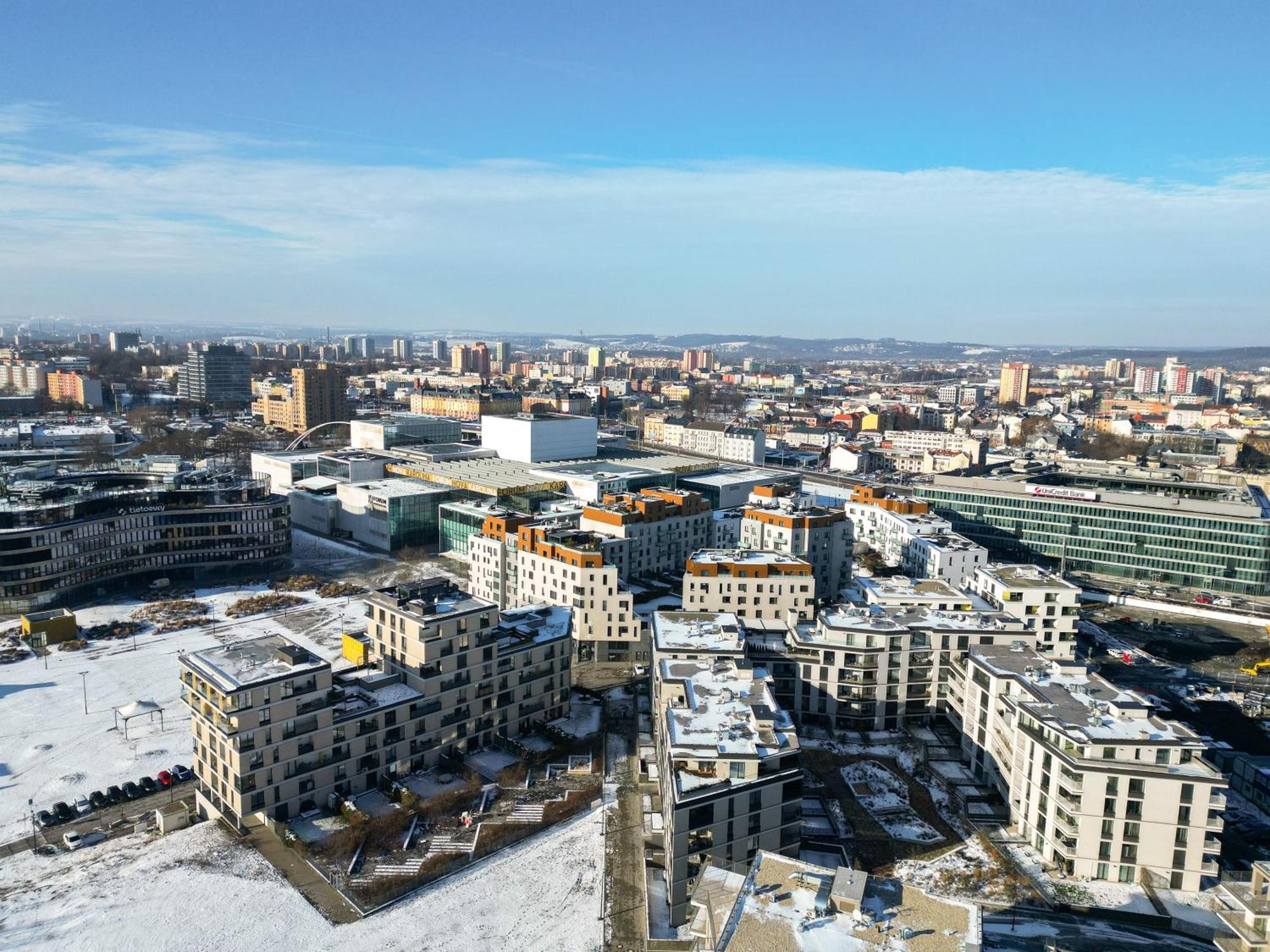 Bnb New Beautiful Apartment In The Center Of Ostrava With Option Garage Parking 외부 사진